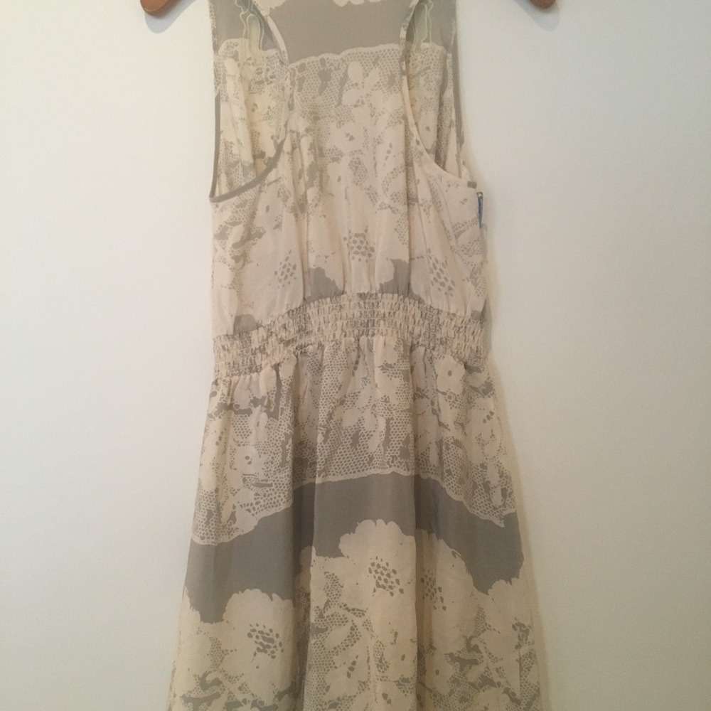 Gray / Cream Racerback Dress - Picture 4 of 5